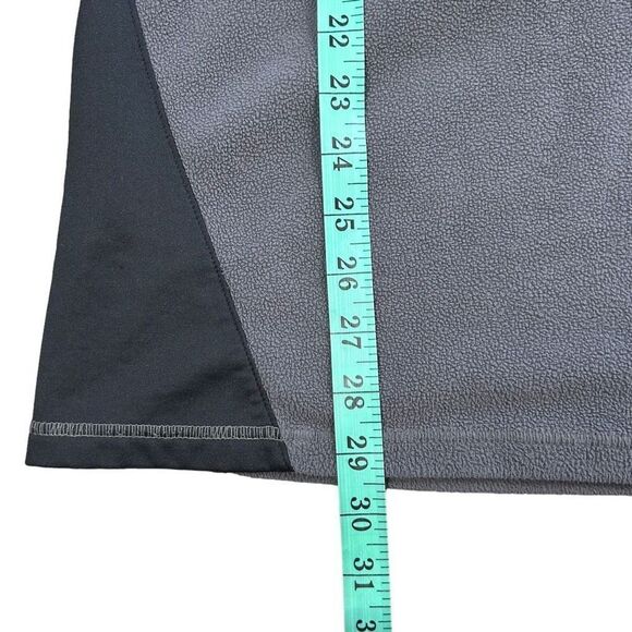 Columbia wWomen's Gray 1/4 Zip Fold Over Collar Fleece Sweatshirt Size Large - Picture 4 of 10